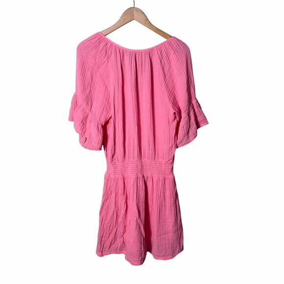 Michael Stars Katelyn Gauze Dress Size Medium - Picture 8 of 11